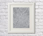 Brussels City Street Map Print Custom Map Poster - OnTrendAndFab