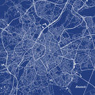 Brussels City Street Map Custom Wall Map Poster - OnTrendAndFab