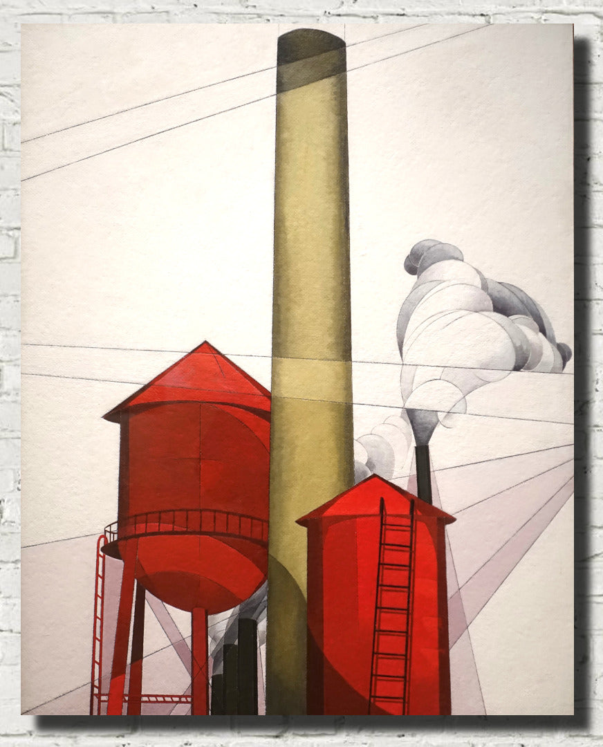 Charles Demuth Fine Art Print, Buildings