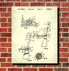 Bumper Cars Patent Print Dodgems Poster Fairground Blueprint