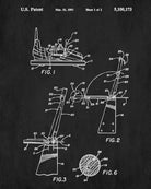 Bumper Cars Patent Print Dodgems Poster Fairground Blueprint