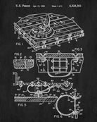 Bumper Cars Patent Print Dodgems Poster Fairground Ride Blueprint