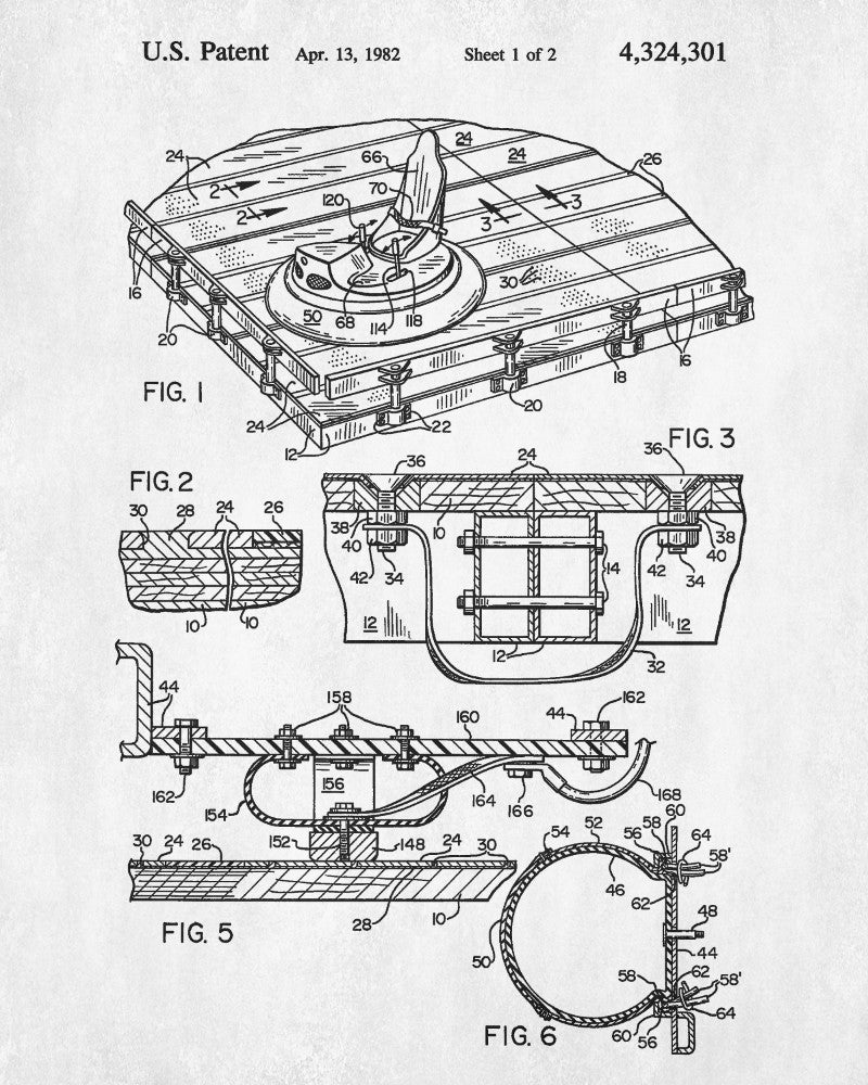 Bumper Cars Patent Print Dodgems Poster Fairground Ride Blueprint