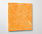 Cambridge City Street Map Print Custom Wall Map - OnTrendAndFab
