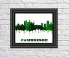 Cambridge City Skyline Print Wall Art Poster England - OnTrendAndFab