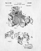 Camera Blueprint Photography Patent Print Photographer Poster - OnTrendAndFab