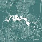 Canberra City Street Map Print Modern Art Poster Home Decor - OnTrendAndFab