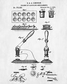 Capsuling Patent Print Pharmacy Blueprint Druggist Poster - OnTrendAndFab