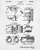 Carburetor Patent Print Engine Blueprint Mechanic Poster - OnTrendAndFab