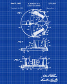Card Shuffler Patent Print Casino Gaming Wall Art