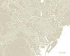Cardiff City Street Map Print Feature Wall Art Poster