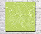 Carlisle City Street Map Print Modern Art Poster Home Decor - OnTrendAndFab