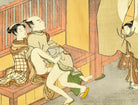 Suzuki Harunobu, Japanese Shunga Art Print : Caught Red-handed