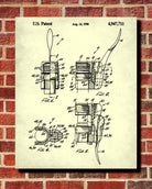 Champagne Bottle Opener Patent Poster Cafe Print Bar Art - OnTrendAndFab