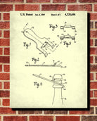 Champagne Bottle Opener Patent Print Cafe Poster Bar Art - OnTrendAndFab