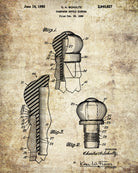 Champagne Cork Patent Print Bar Art Cafe Poster - OnTrendAndFab