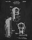 Champagne Cork Patent Print Bar Art Cafe Poster - OnTrendAndFab