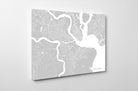 Charleston SC City Street Map Print Custom Wall Map - OnTrendAndFab