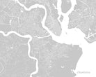 Charleston SC City Street Map Print Custom Wall Map - OnTrendAndFab