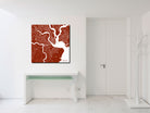 Charleston SC City Street Map Print Custom Wall Map - OnTrendAndFab