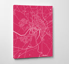 Chester City Street Map Print Modern Art Poster Home Decor - OnTrendAndFab