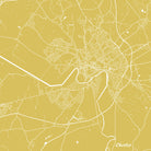 Chester City Street Map Print Modern Art Poster Home Decor - OnTrendAndFab