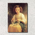 William-Adolphe Bouguereau, Old Masters Fine Art Figure Print : Girl