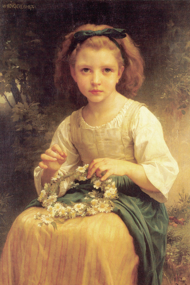 William-Adolphe Bouguereau, Old Masters Fine Art Figure Print : Girl
