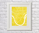 Chiswick London City Street Map Print Feature Wall Art Poster