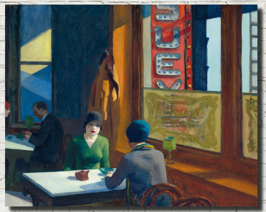 Edward Hopper Fine Art Print, Chop Suey