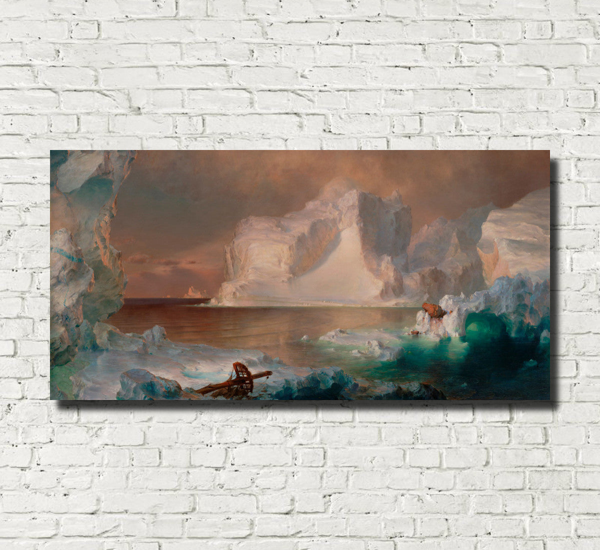 Frederic Edwin Church, Fine Art Print : The Icebergs