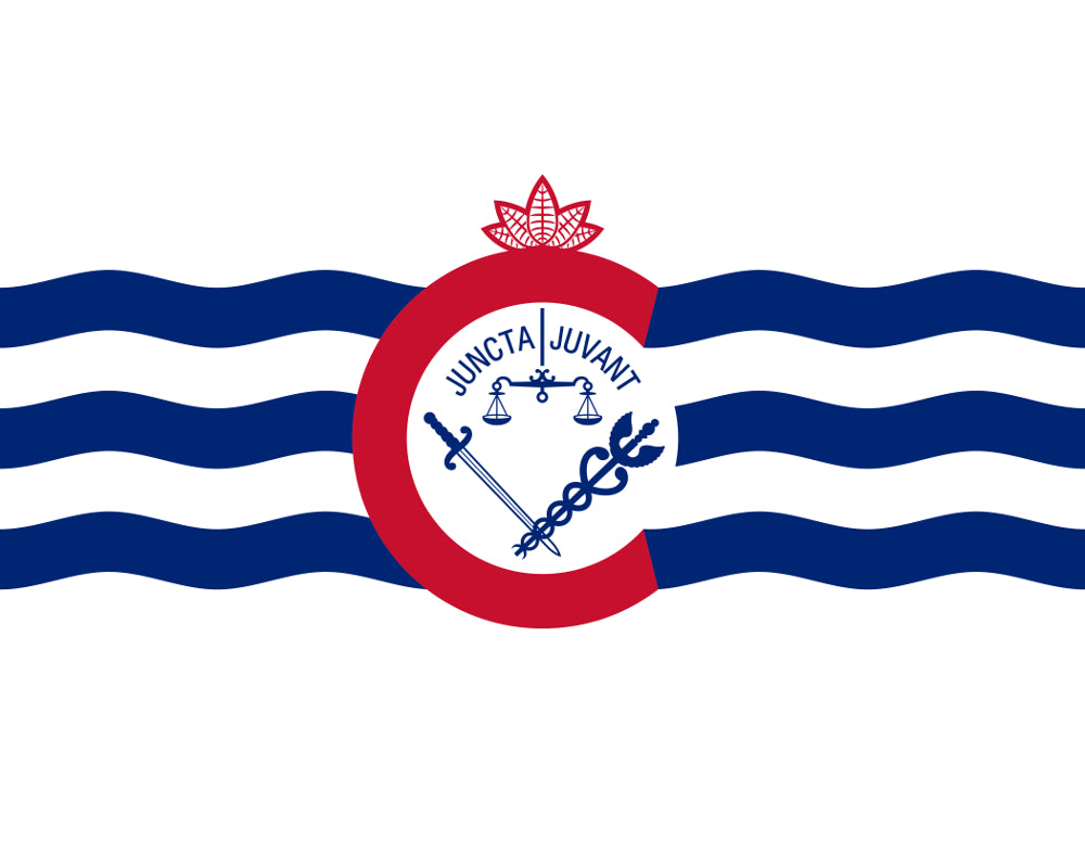 Cincinnati Ohio City Flag Print