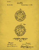 Circular Saw Patent Print Power Tools Poster Workshop Art - OnTrendAndFab