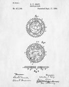 Circular Saw Patent Print Power Tools Poster Workshop Art - OnTrendAndFab