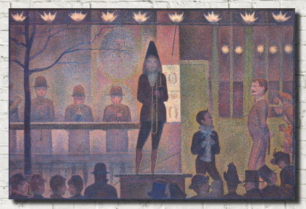 Georges Seurat Print : Circus Sideshow