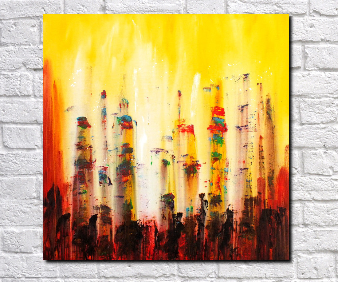 Abstract Art Print Feature Wall Art James Lucas: City Heat