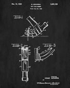 Claw Hammer Patent Print Hand Tools Blueprint Workshop Poster