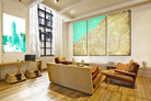 Cleveland Ohio City Street Map 3 Panel Canvas Wall Art 7119C3