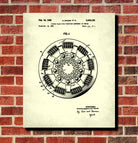 Clutch Plate Patent Print Garage Blueprint Workshop Poster