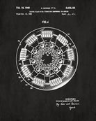 Clutch Plate Patent Print Garage Blueprint Workshop Poster