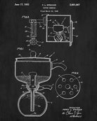 Coffee Brewing Patent Print Cafe Blueprint Kitchen Poster - OnTrendAndFab