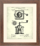 Coffee Grinder Framed Patent Print Limited Edition