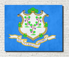 Connecticut State Flag Print