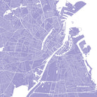 Copenhagen City Street Map Custom Wall Map Poster - OnTrendAndFab