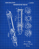 Cordless Electric Vibrator Patent Print