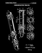 Cordless Electric Vibrator Patent Print