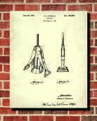 Corkscrew Blueprint Cafe Poster Bar Patent Print Wine - OnTrendAndFab