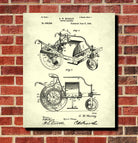 Farm Equipment Patent Print, Cotton Chopper Poster