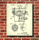 Cream Cheese Maker Patent Print Poster Kitchen Wall Art