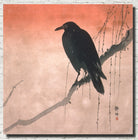 Okuhara Seiko Fine Art Print, Crow on a Willow Branch